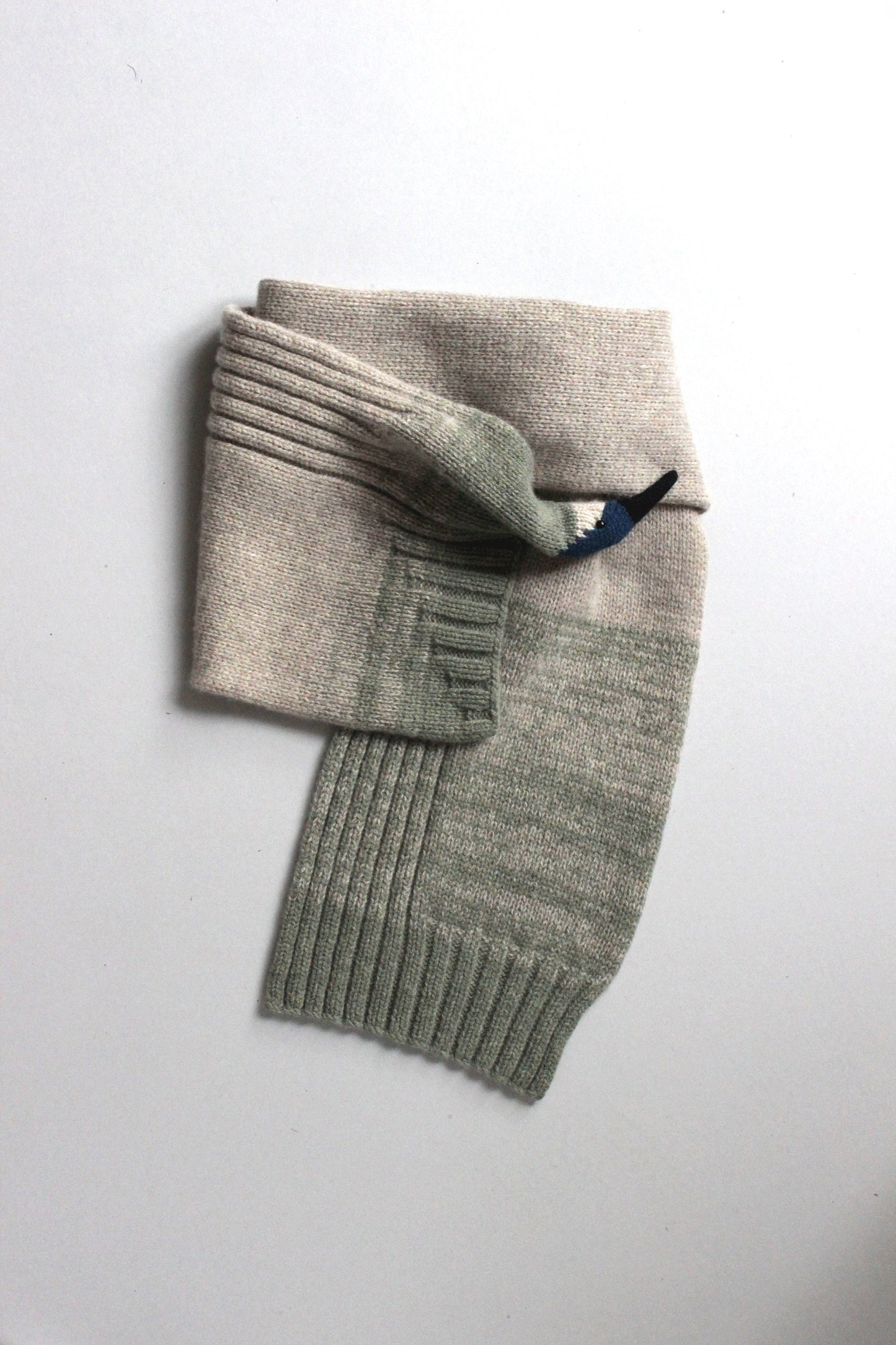 Kolibri Schal aus gewaschener Lammwolle