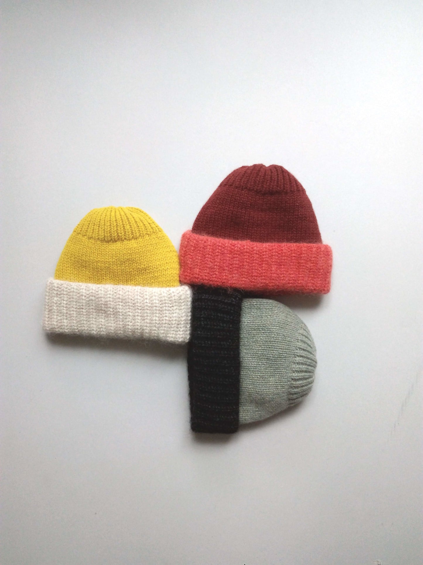 zweifarbiger Beanie