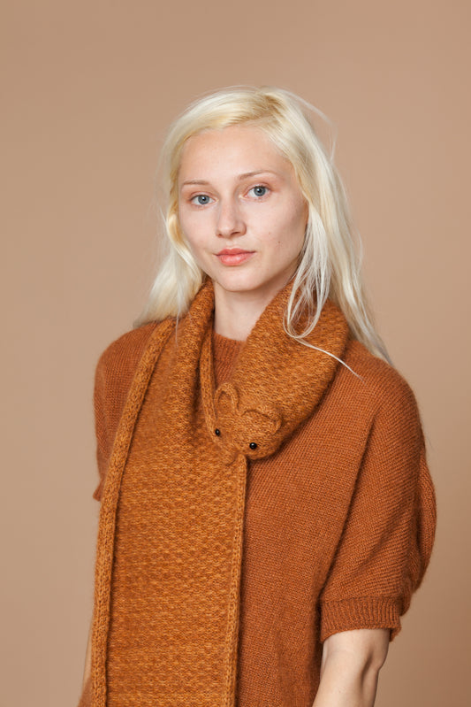 Mink Scarf with Mohair
